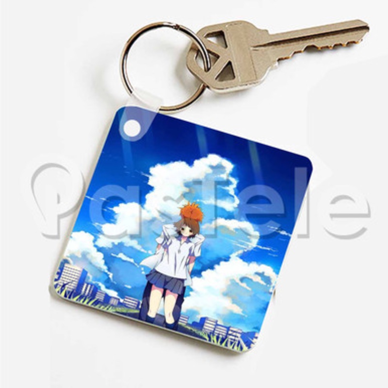 The Girl Who Leapt Through Time Custom Keychain Key Ring Jewelry Necklaces Pendant Two Sides