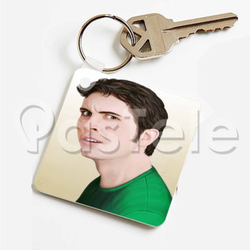 Tobuscus Custom Keychain Key Ring Jewelry Necklaces Pendant Two Sides