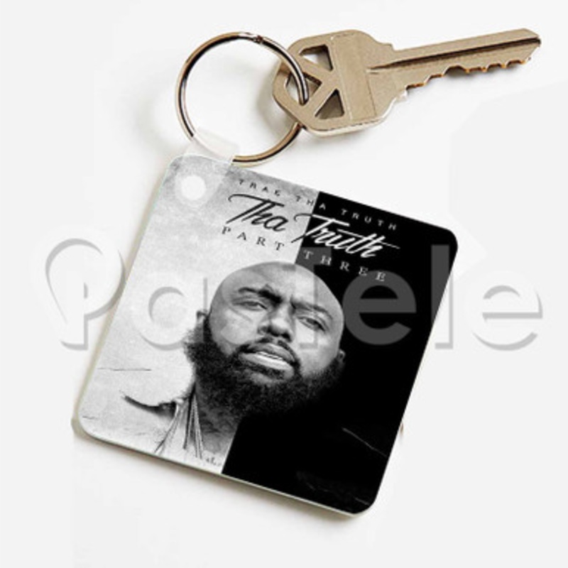Trae Tha Truth Take Me Back Custom Keychain Key Ring Jewelry Necklaces Pendant Two Sides Key