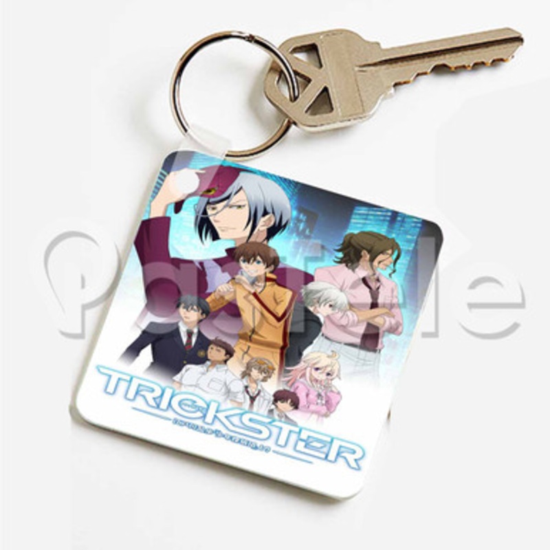 Trickster Edogawa Ranpo Shounen Tanteidan Custom Keychain Key Ring Jewelry Necklaces Pendant Two Sid