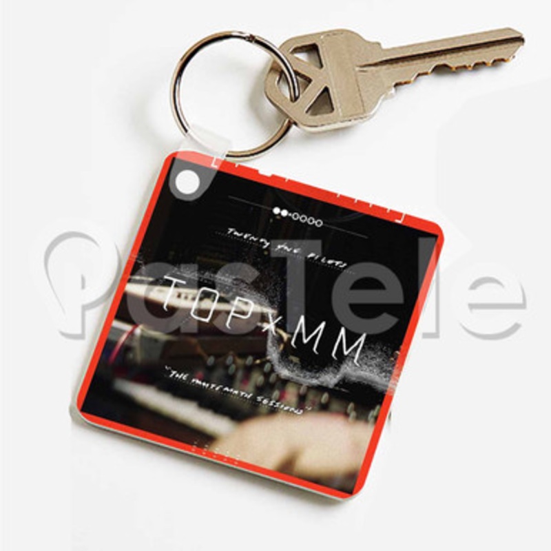 Twentu One Pilots TOPx MM Custom Keychain Key Ring Jewelry Necklaces Pendant Two Sides