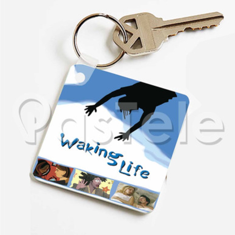 Waking Life Custom Keychain Key Ring Jewelry Necklaces Pendant Two Sides