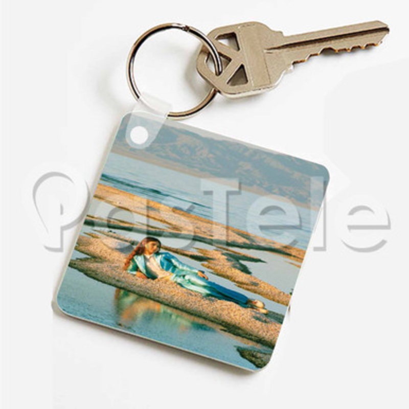 Weyes Blood Custom Keychain Key Ring Jewelry Necklaces Pendant Two Sides