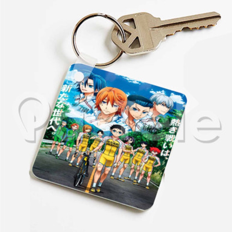 Yowamushi Pedal New Generation Custom Keychain Key Ring Jewelry Necklaces Pendant Two Sides
