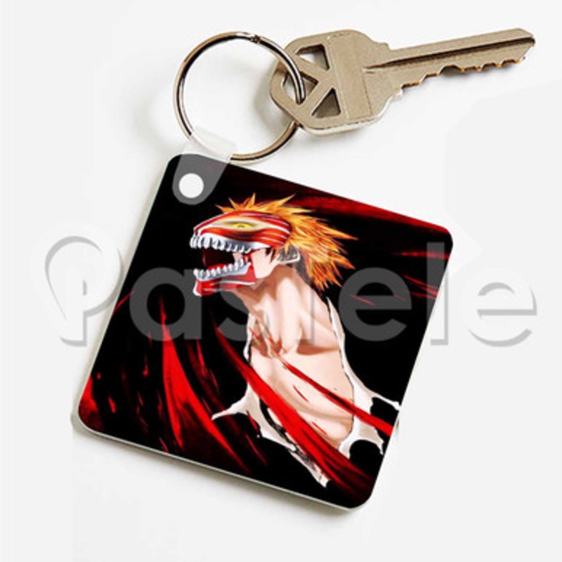Bleach Custom Keychain Key Ring Jewelry Necklaces Pendant Two Sides