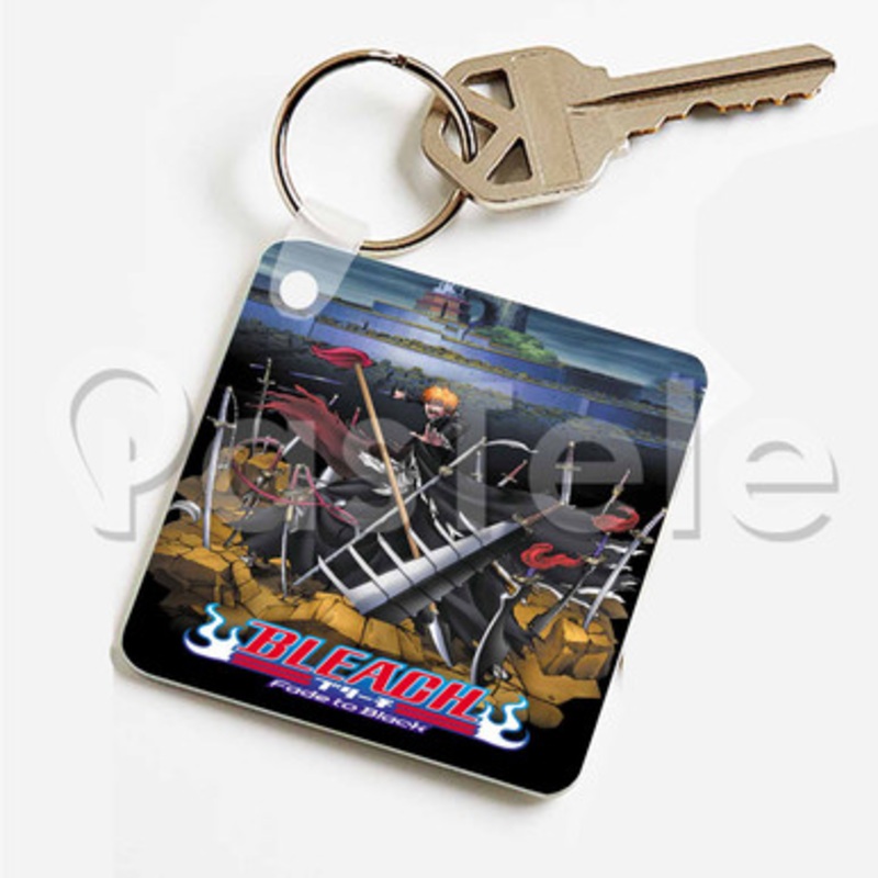 Bleach The Movie Fade to Black Custom Keychain Key Ring Jewelry Necklaces Pendant Two Sides