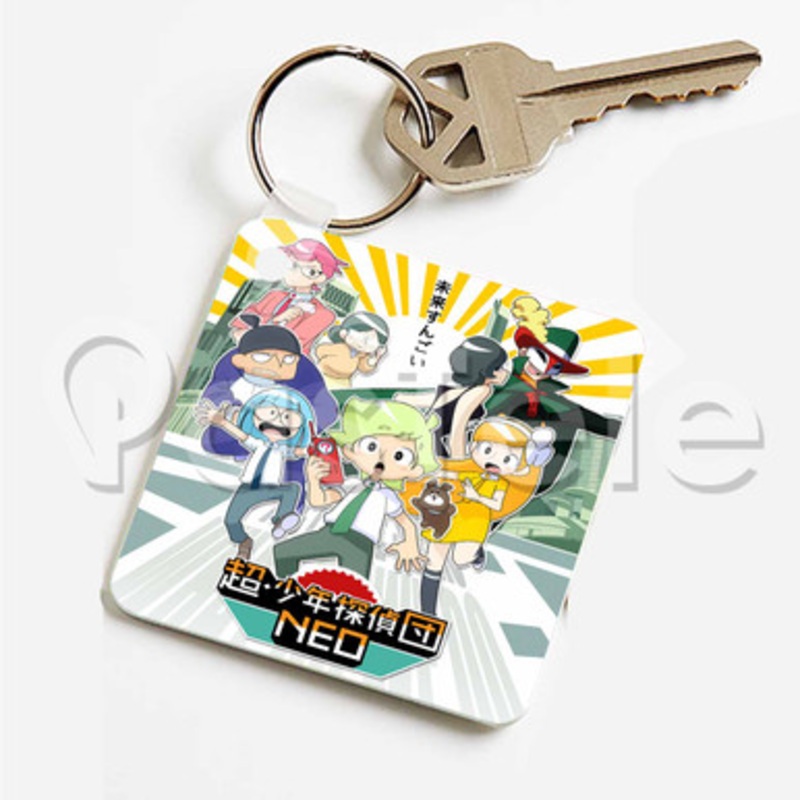 Chou Shounen Tanteidan Neo Custom Keychain Key Ring Jewelry Necklaces Pendant Two Sides