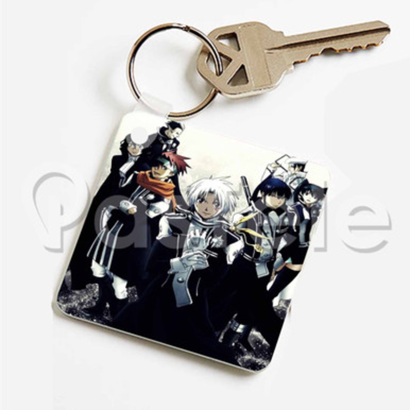 D Gray Man Custom Keychain Key Ring Jewelry Necklaces Pendant Two Sides