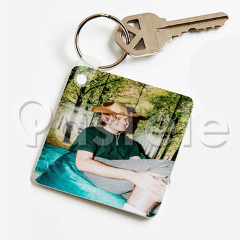 Dayglow Custom Keychain Key Ring Jewelry Necklaces Pendant Two Sides