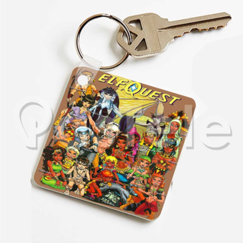Elfquest Winter Special Custom Keychain Key Ring Jewelry Necklaces Pendant Two Sides
