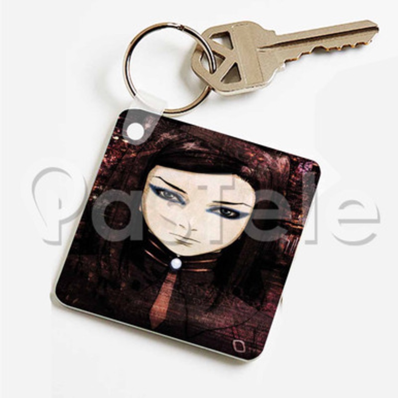Ergo Proxy 2 Custom Keychain Key Ring Jewelry Necklaces Pendant Two Sides