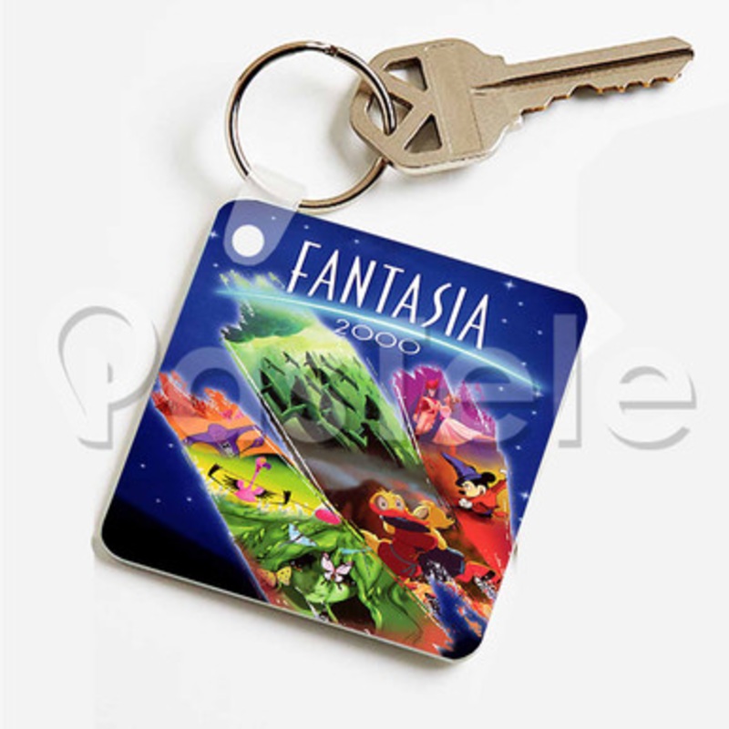 Fantasia 2000 Custom Keychain Key Ring Jewelry Necklaces Pendant Two Sides