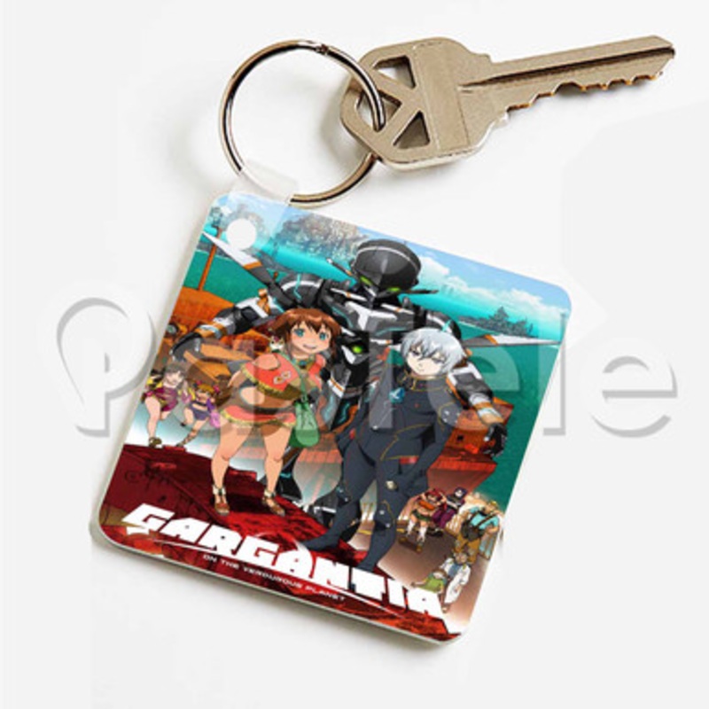 Gargantia on the Verdurous Planet Custom Keychain Key Ring Jewelry Necklaces Pendant Two Sides