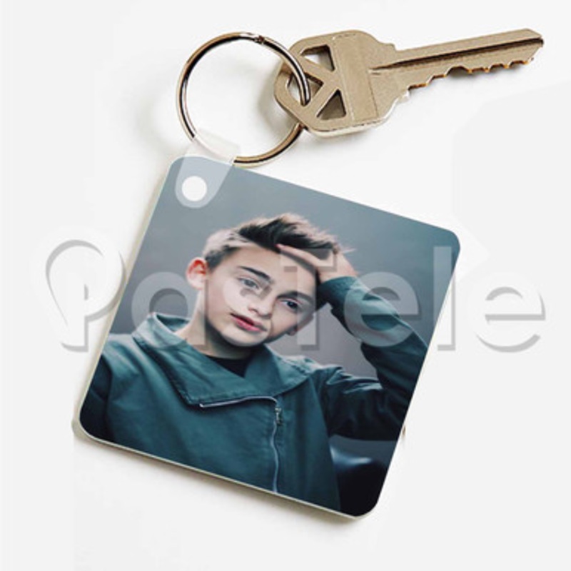 Johnny Orlando Custom Keychain Key Ring Jewelry Necklaces Pendant Two Sides