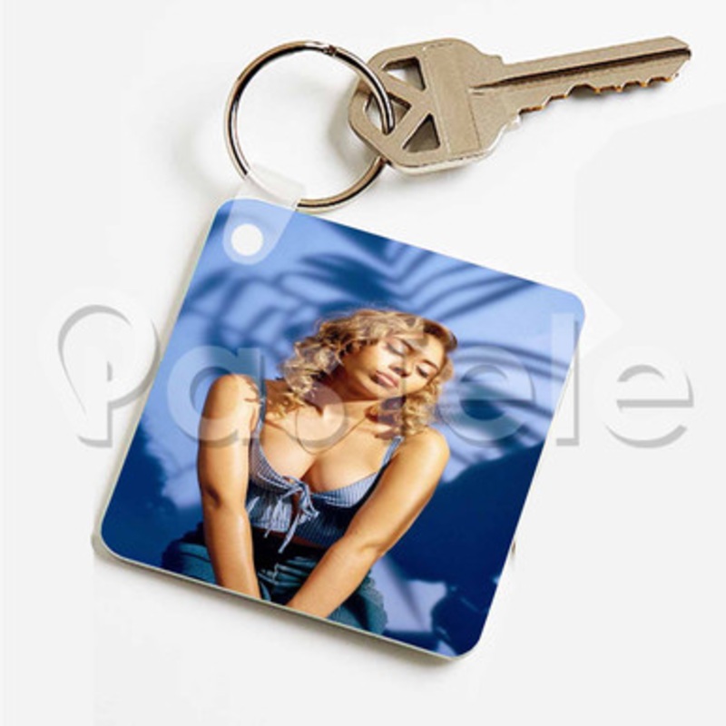 Kali Uchis Custom Keychain Key Ring Jewelry Necklaces Pendant Two Sides