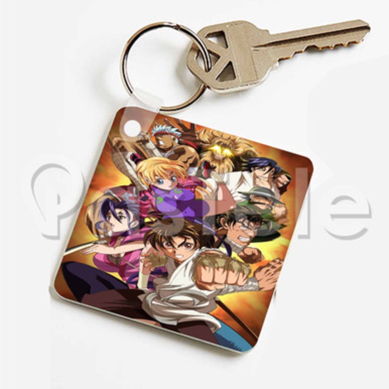 Kenichi The Mightiest Disciple Custom Keychain Key Ring Jewelry Necklaces Pendant Two Sides