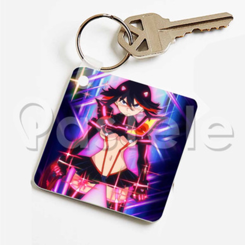 Kill la Kill 2 Custom Keychain Key Ring Jewelry Necklaces Pendant Two Sides