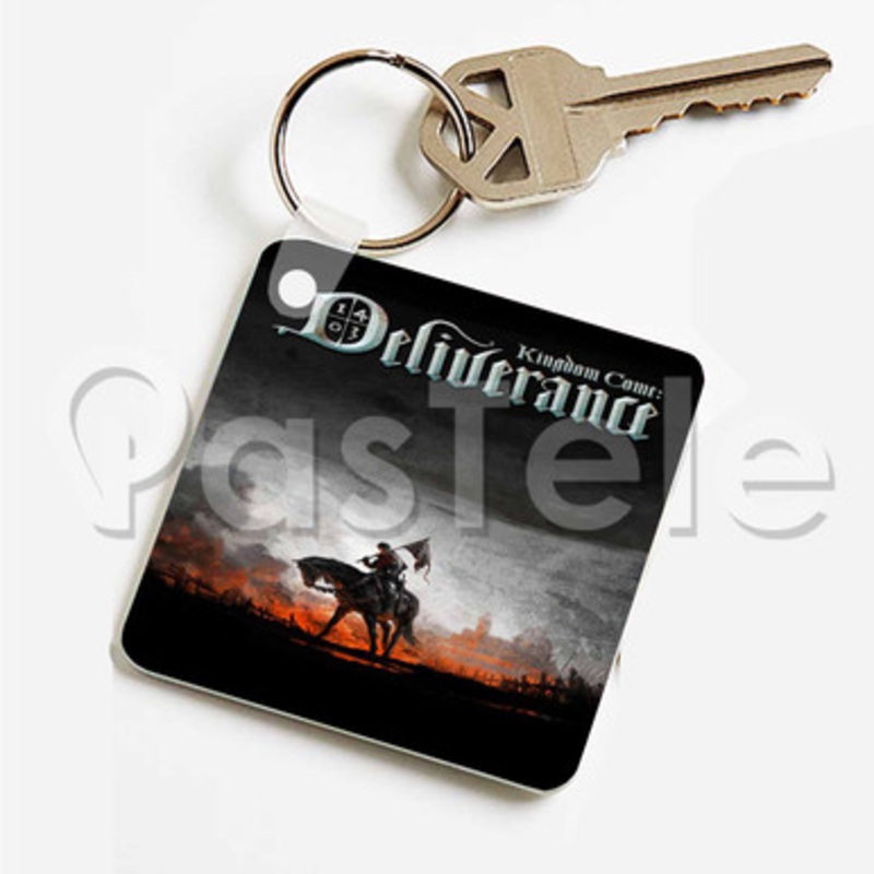 Kingdom Come Deliverance Custom Keychain Key Ring Jewelry Necklaces Pendant Two Sides