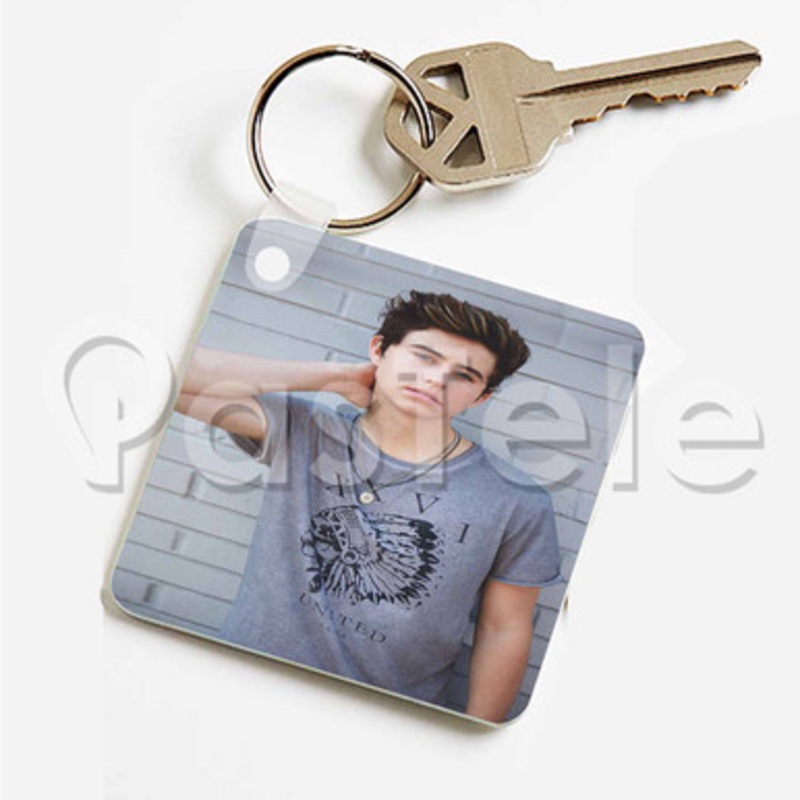 Nash Grier Custom Keychain Key Ring Jewelry Necklaces Pendant Two Sides