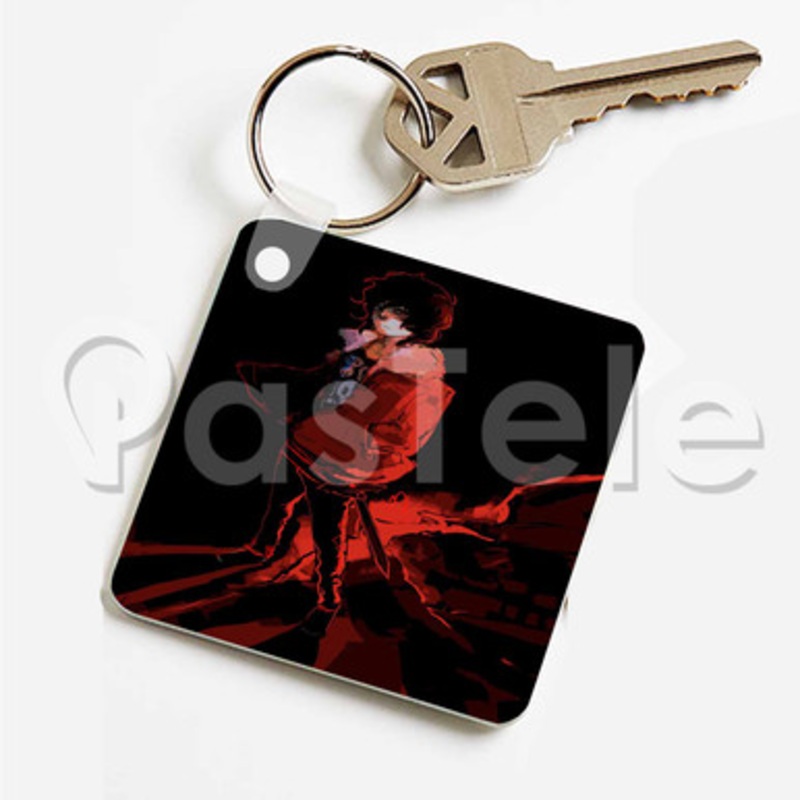 Nico Di Angelo Percy Jackson Custom Keychain Key Ring Jewelry Necklaces Pendant Two Sides