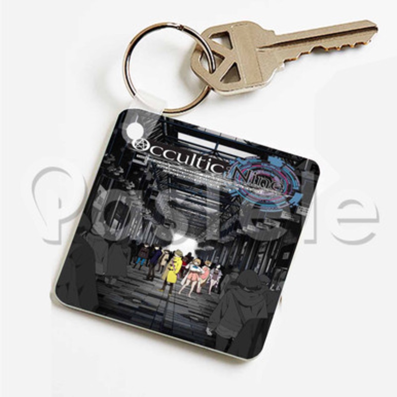 Occultic Nine Custom Keychain Key Ring Jewelry Necklaces Pendant Two Sides