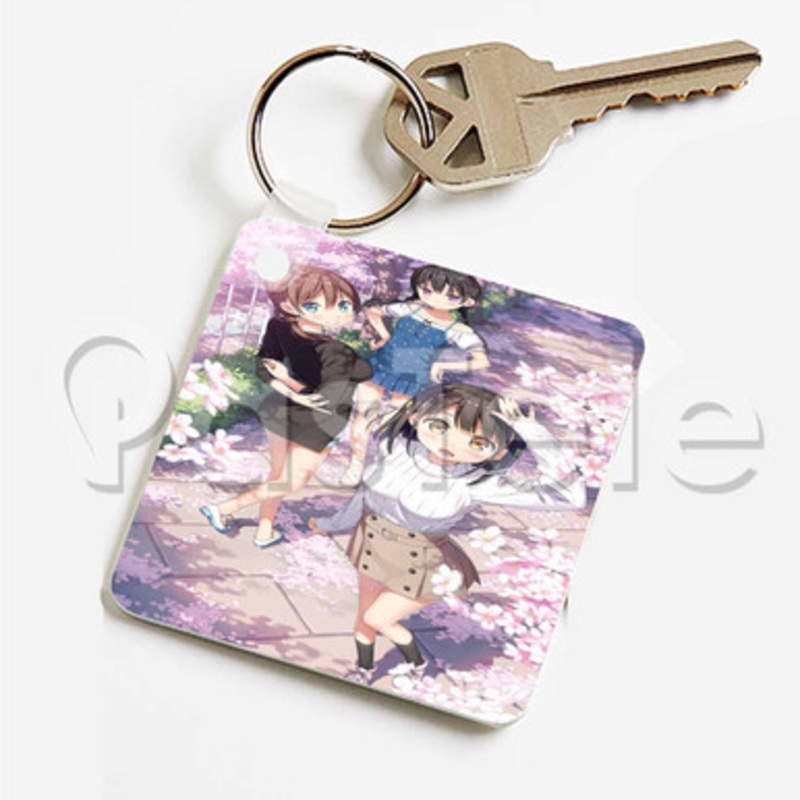 One Room Custom Keychain Key Ring Jewelry Necklaces Pendant Two Sides