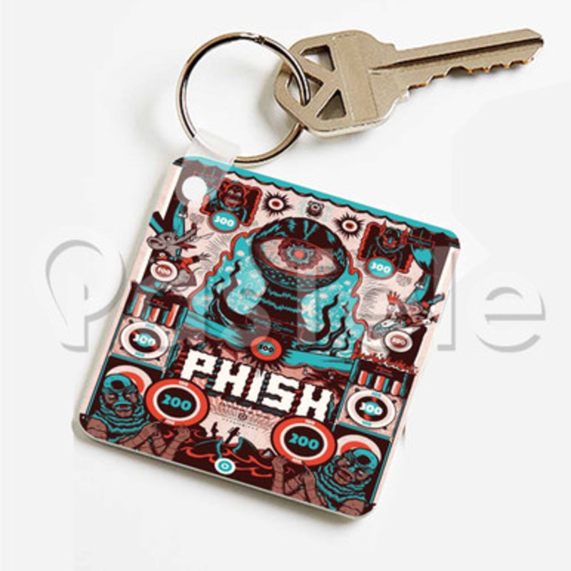 Phish Custom Keychain Key Ring Jewelry Necklaces Pendant Two Sides