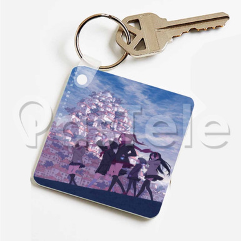 Pop in Q Custom Keychain Key Ring Jewelry Necklaces Pendant Two Sides