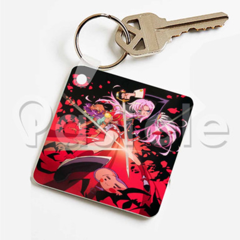 Revolutionary Girl Utena Custom Keychain Key Ring Jewelry Necklaces Pendant Two Sides