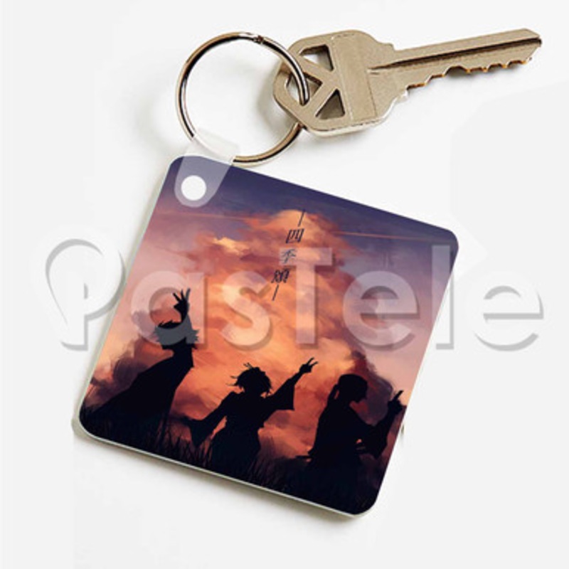 Samurai Champloo Custom Keychain Key Ring Jewelry Necklaces Pendant Two Sides