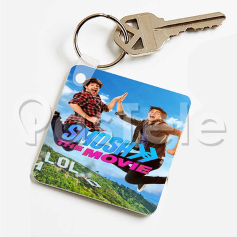 Smosh Custom Keychain Key Ring Jewelry Necklaces Pendant Two Sides