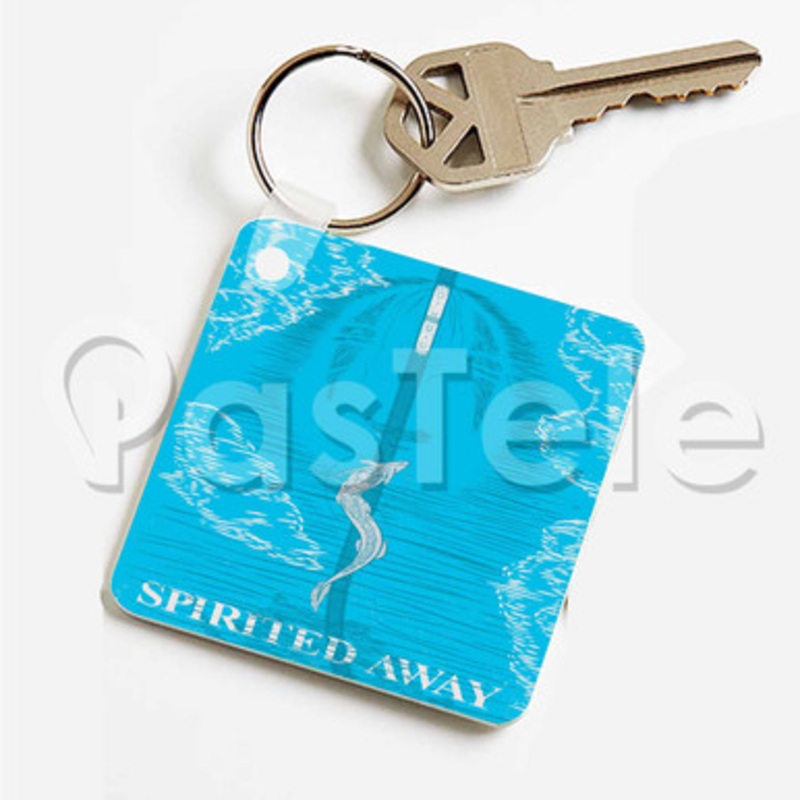 Spirited Away Custom Keychain Key Ring Jewelry Necklaces Pendant Two Sides