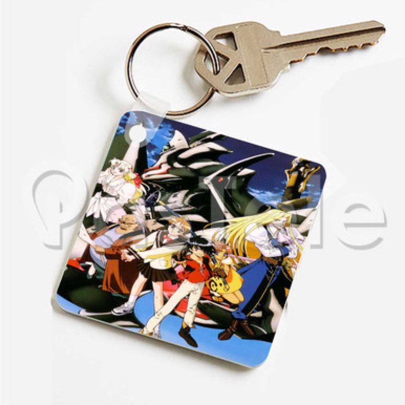 The Vision of Escaflowne Custom Keychain Key Ring Jewelry Necklaces Pendant Two Sides