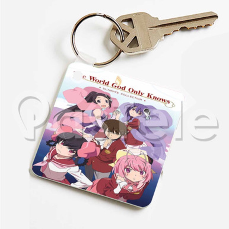 The World God Only Knows Custom Keychain Key Ring Jewelry Necklaces Pendant Two Sides