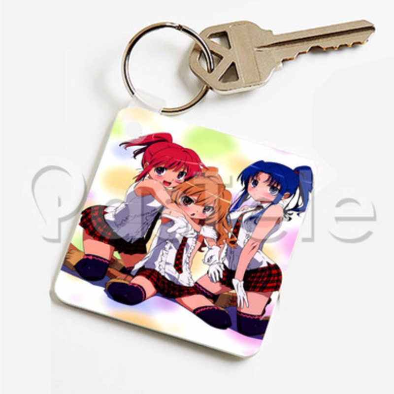 Toradora Custom Keychain Key Ring Jewelry Necklaces Pendant Two Sides
