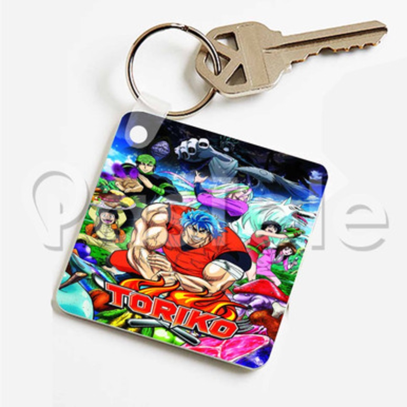 Toriko Custom Keychain Key Ring Jewelry Necklaces Pendant Two Sides