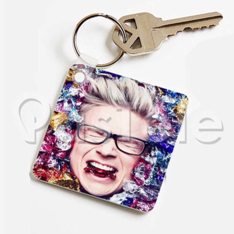 Tyler Oakley Custom Keychain Key Ring Jewelry Necklaces Pendant Two Sides
