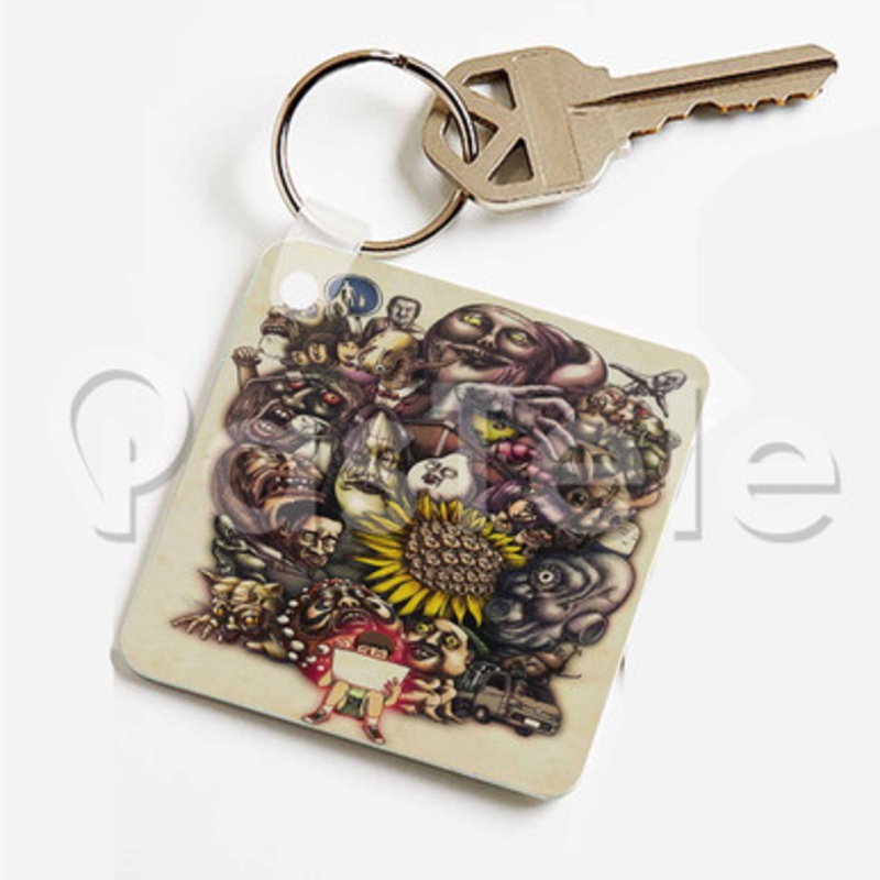 Yamishibai Japanese Ghost Stories Custom Keychain Key Ring Jewelry Necklaces Pendant Two Sides