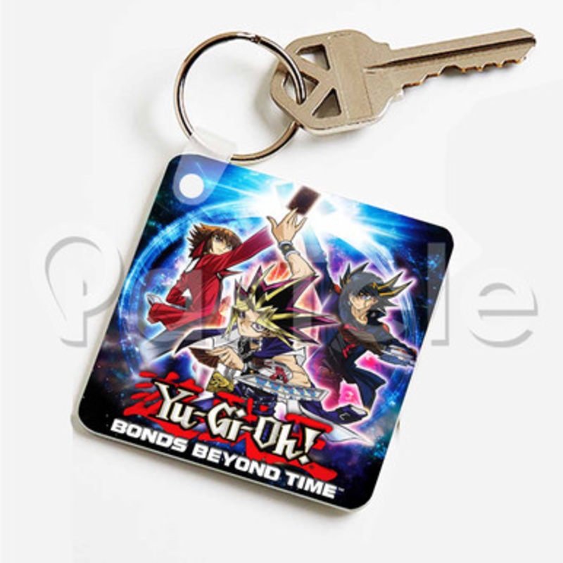 Yu Gi Oh Bonds Beyond Time Custom Keychain Key Ring Jewelry Necklaces Pendant Two Sides