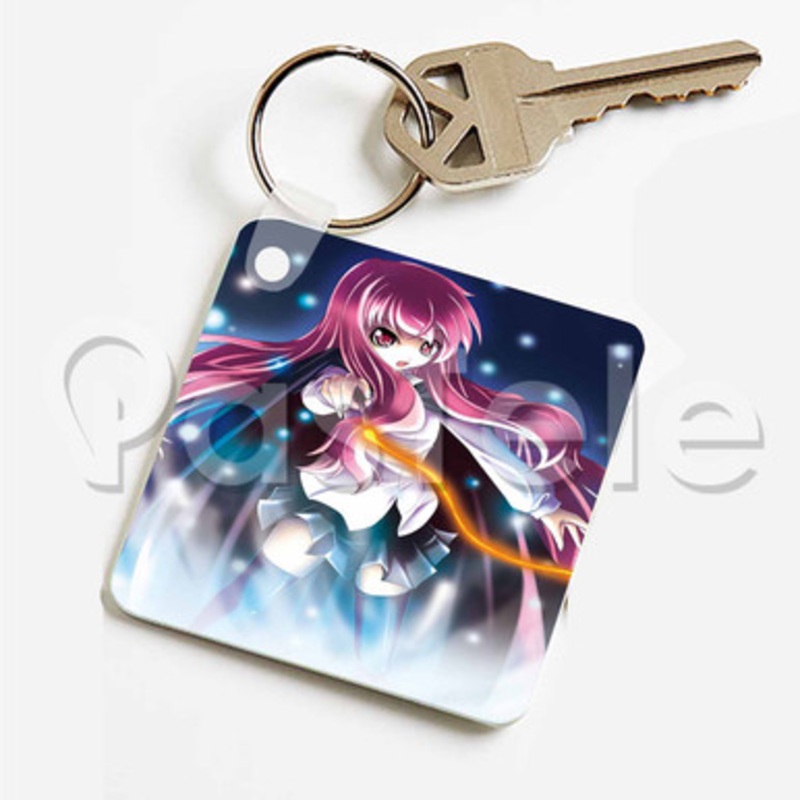 Zero No Tsukaima Custom Keychain Key Ring Jewelry Necklaces Pendant Two Sides
