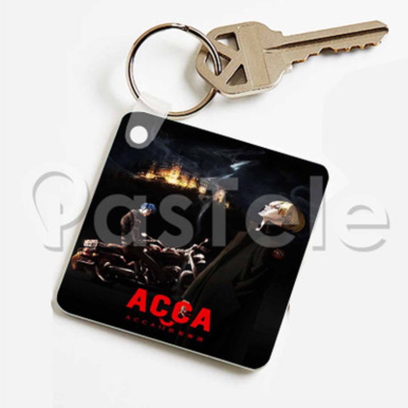 ACCA 13 Territory Inspection Dept Custom Keychain Key Ring Jewelry Necklaces Pendant Two Sides