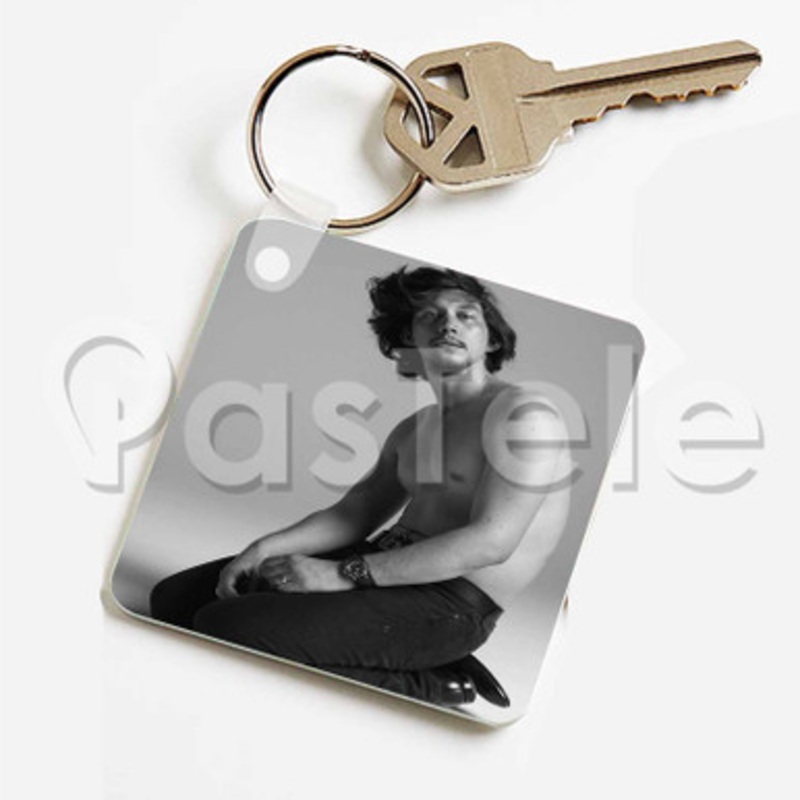 Adam Driver Custom Keychain Key Ring Jewelry Necklaces Pendant Two Sides