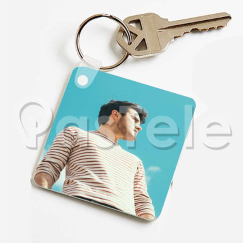 Alfie Deyes Custom Keychain Key Ring Jewelry Necklaces Pendant Two Sides