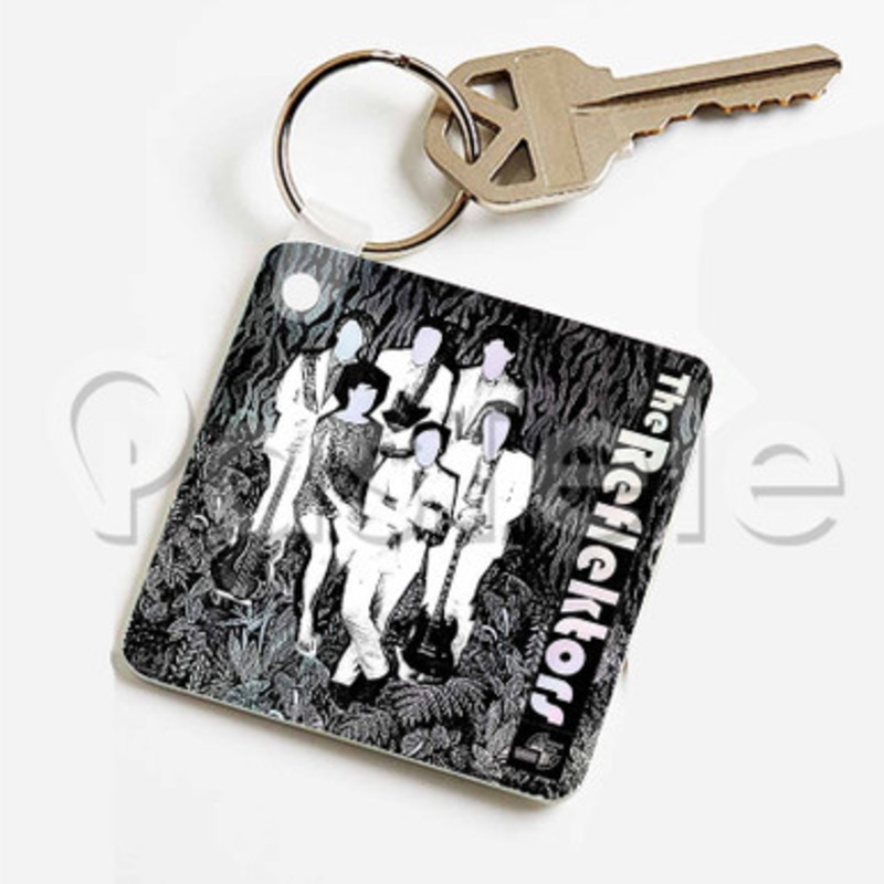 Arcade Fire Reflektor Custom Keychain Key Ring Jewelry Necklaces Pendant Two Sides