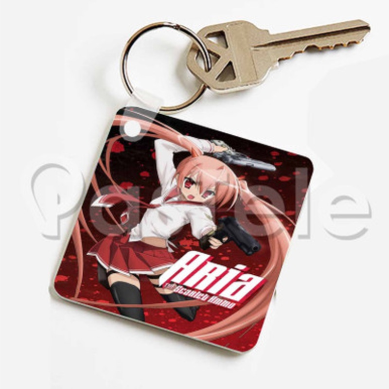 Aria the Scarlet Ammo Custom Keychain Key Ring Jewelry Necklaces Pendant Two Sides