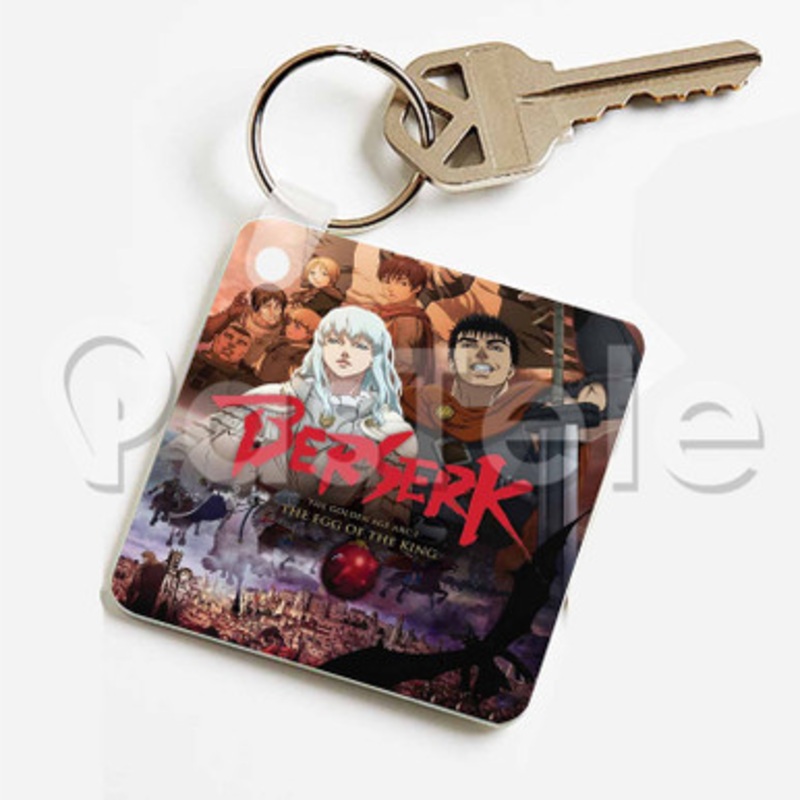 Berserk The Golden Age Arc I The Egg of the King Custom Keychain Key Ring Jewelry Necklaces Pendant