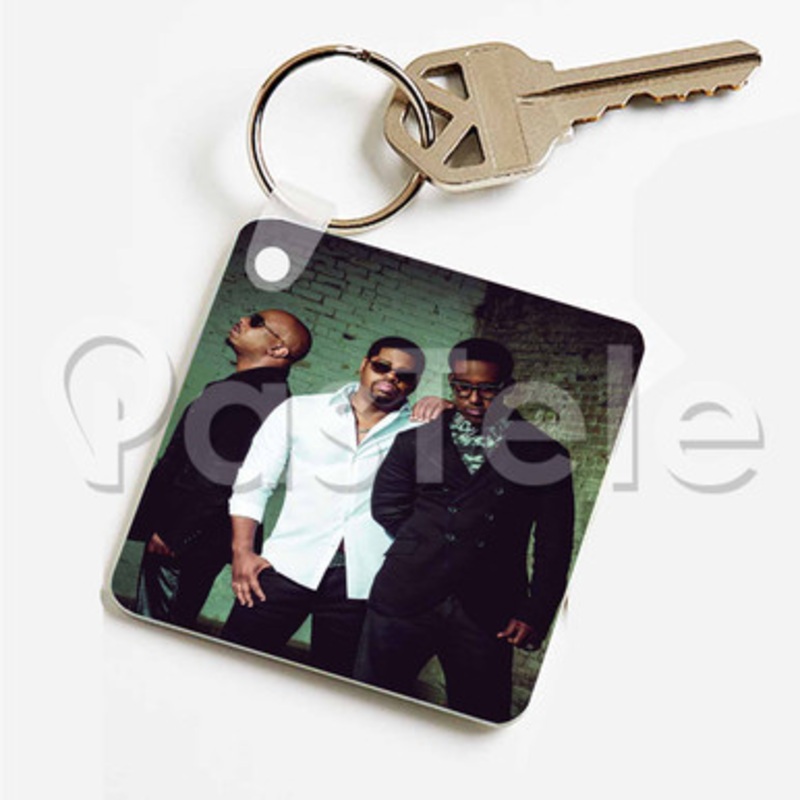 Boyz II Men Custom Keychain Key Ring Jewelry Necklaces Pendant Two Sides