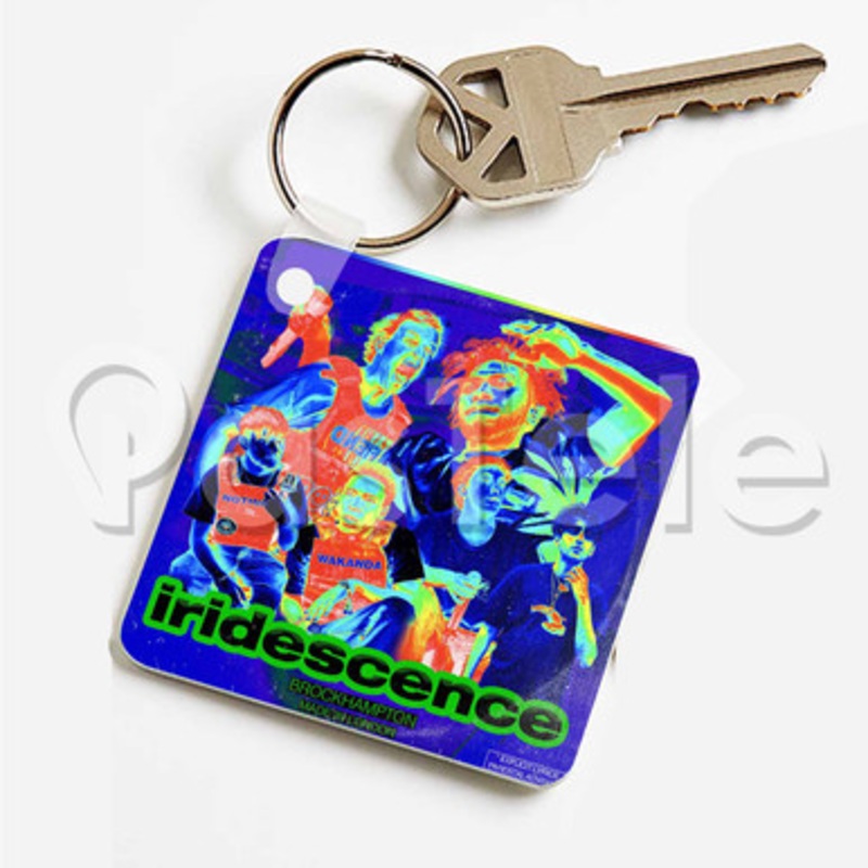 Brockhampton Iridescence Matt 2 Custom Keychain Key Ring Jewelry Necklaces Pendant Two Sides