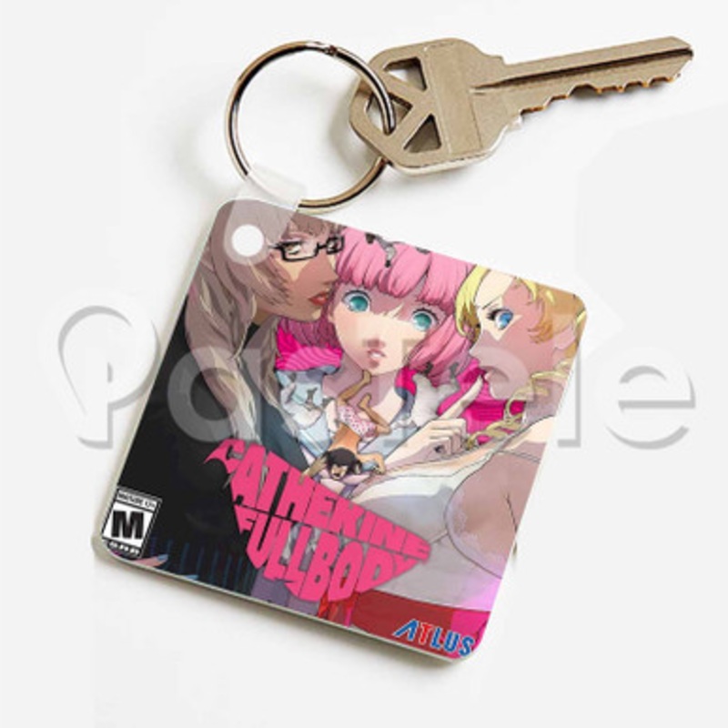 Catherine Full Body Custom Keychain Key Ring Jewelry Necklaces Pendant Two Sides