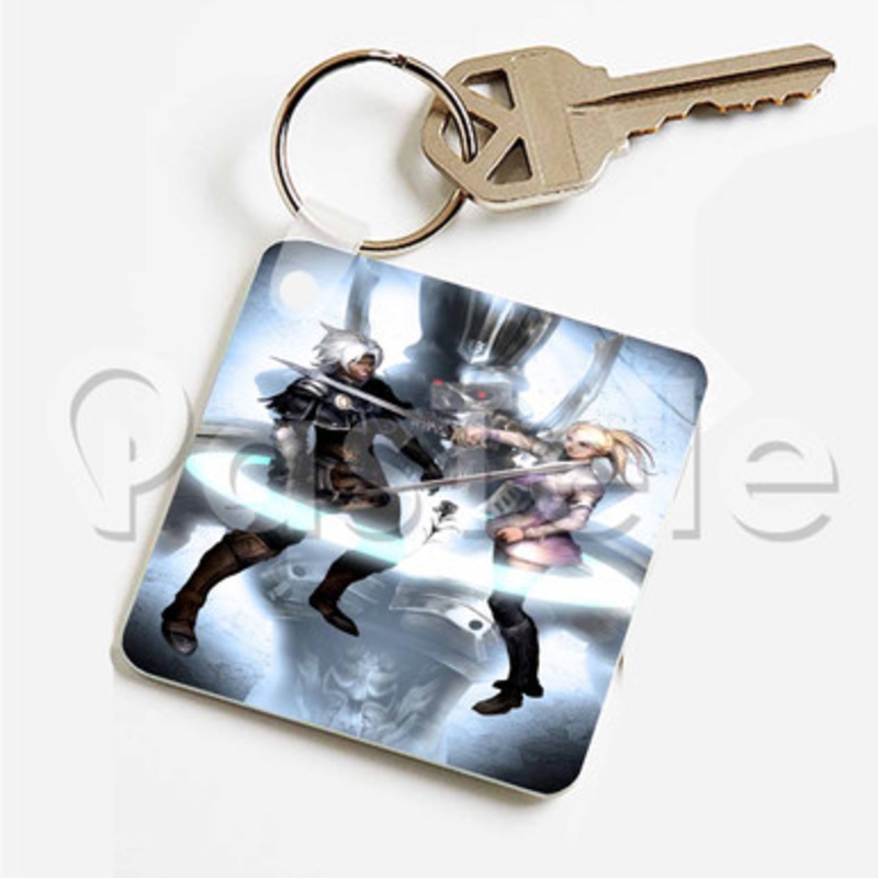 Chaos Rings Custom Keychain Key Ring Jewelry Necklaces Pendant Two Sides